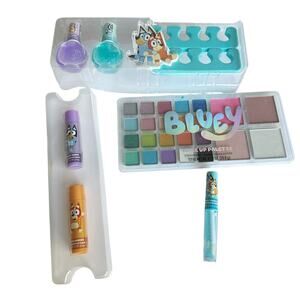 Bluey Makeup Nail-polish and Accessories NEW Lip Balm Lip Gloss Eye Shadow